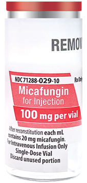 Micafungin for Injection, 100 mg per vial